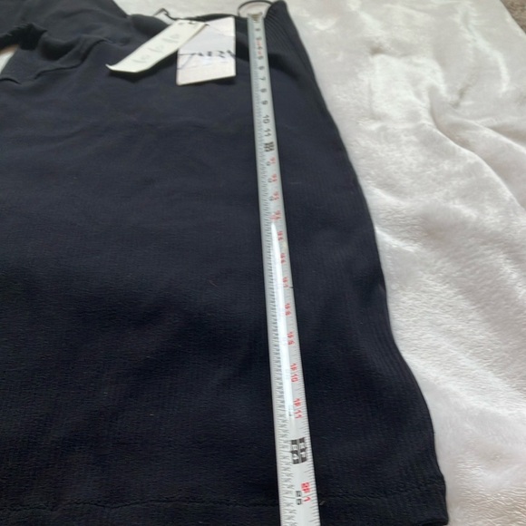 Zara: Black One-Shoulder Dress- M - Picture 12 of 14